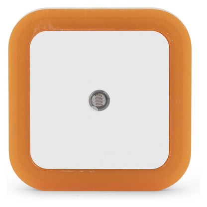 Entac Nachtlicht 0.5W quadrat. WW Orange Dämmerungssensor