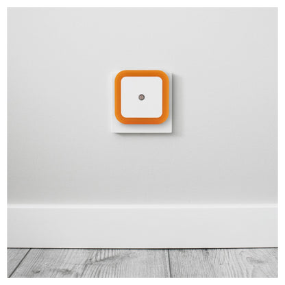 Entac Nachtlicht 0.5W quadrat. WW Orange Dämmerungssensor