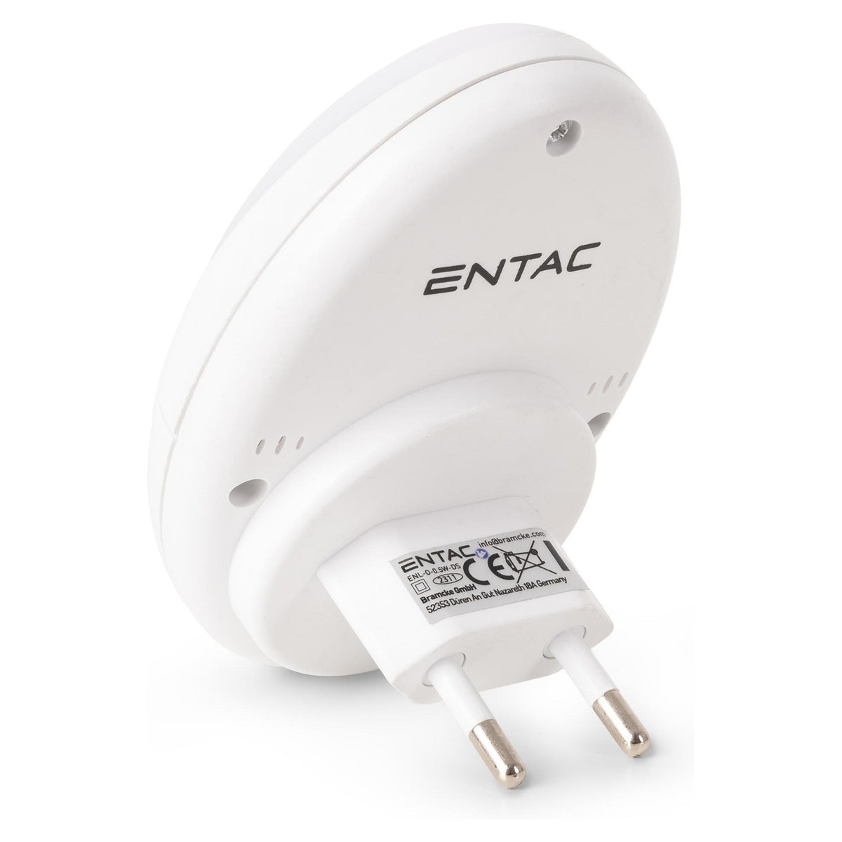 Entac Nachtlicht 0.5W Oval CW White Dämmerungssensor