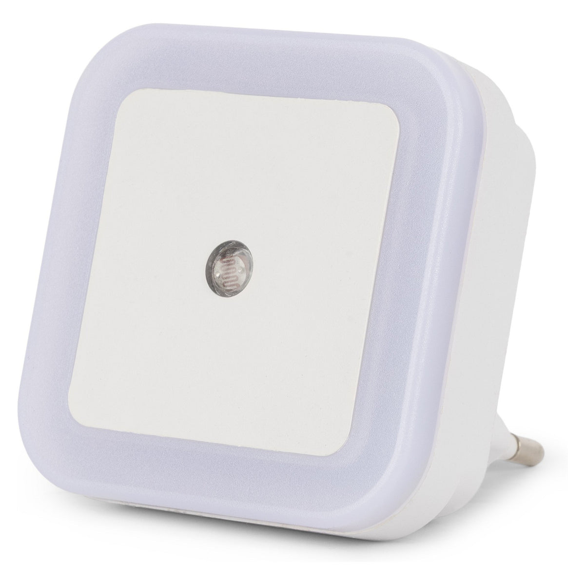 Entac Nachtlicht 0.5W quadrat. CW White Dämmerungssensor