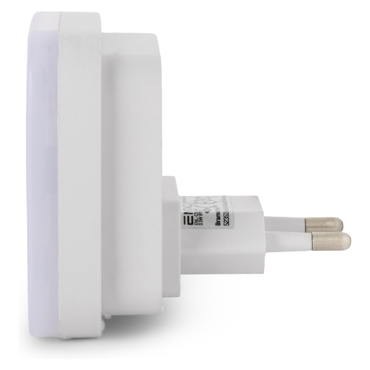 Entac Nachtlicht 0.5W quadrat. CW White Dämmerungssensor