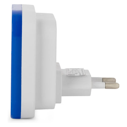 Entac Nachtlicht 0.5W quadratisch CW Blue Dämmerungssensor