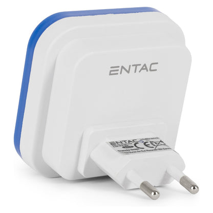 Entac Nachtlicht 0.5W quadratisch CW Blue Dämmerungssensor