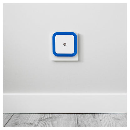 Entac Nachtlicht 0.5W quadratisch CW Blue Dämmerungssensor