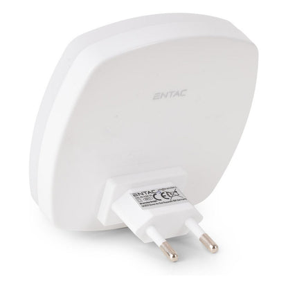 Entac Nachtlicht 0.5W quadrat. CW White Dämmerungssensor