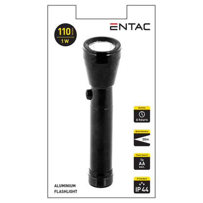 Entac Taschenlampe 1W Alu - AA