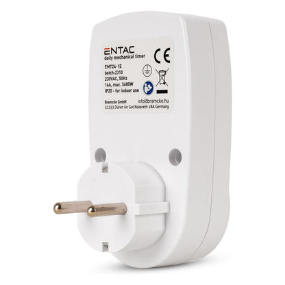 Entac Mechanischer Timer Mini 24 Stunden 24 Programme