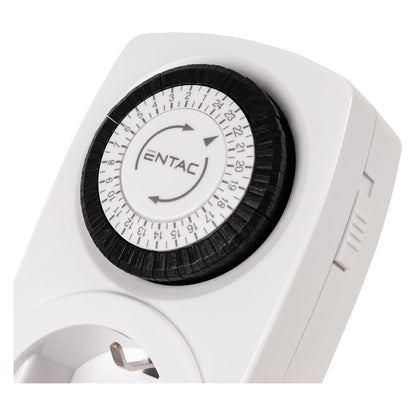 Entac Mechanischer Timer Mini 24 Stunden 24 Programme
