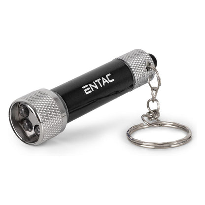 Entac Taschenlampe 5LED Schlüsselanhänger Schwarz