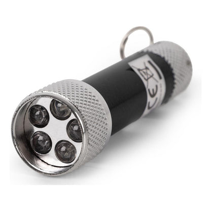 Entac Taschenlampe 5LED Schlüsselanhänger Schwarz
