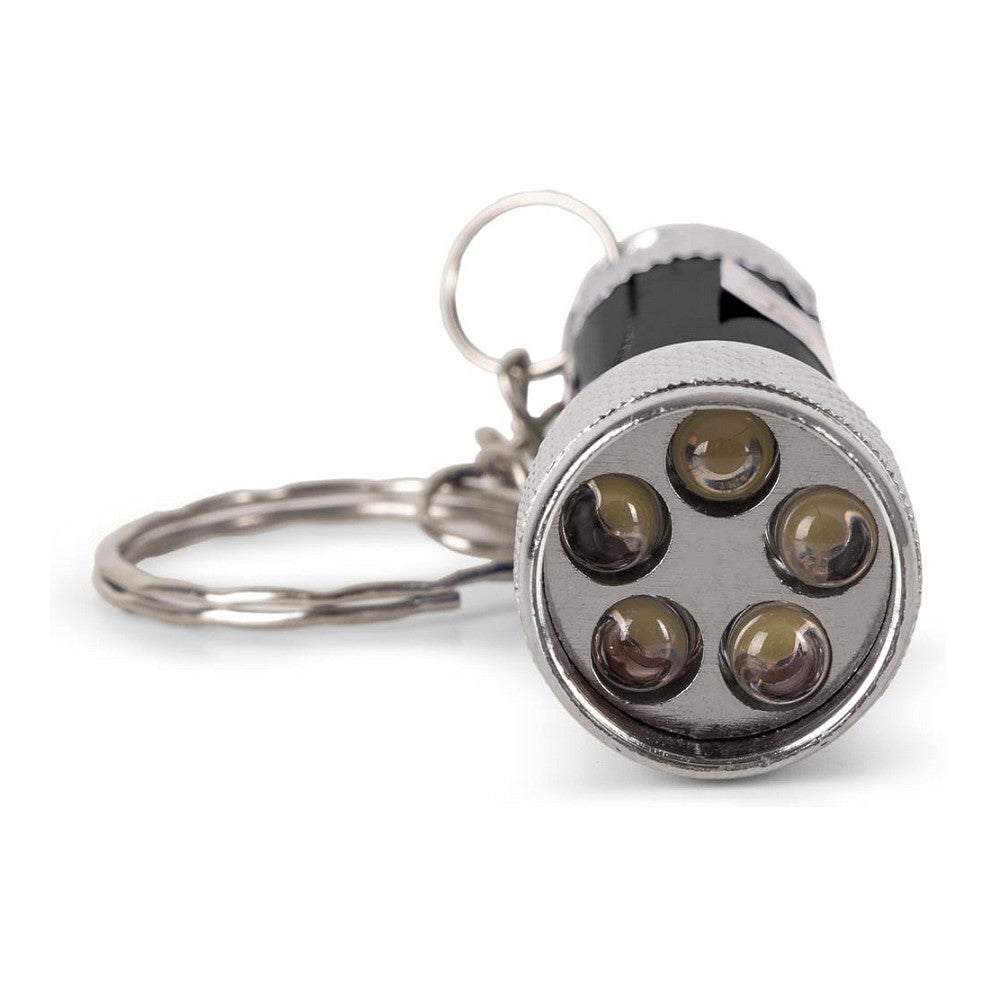 Entac Taschenlampe 5LED Schlüsselanhänger Schwarz