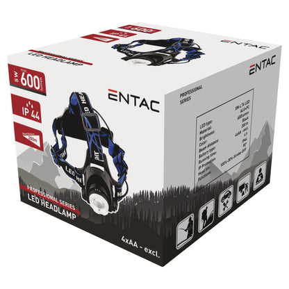 Entac Strinlampe Zoom 5W Alu
