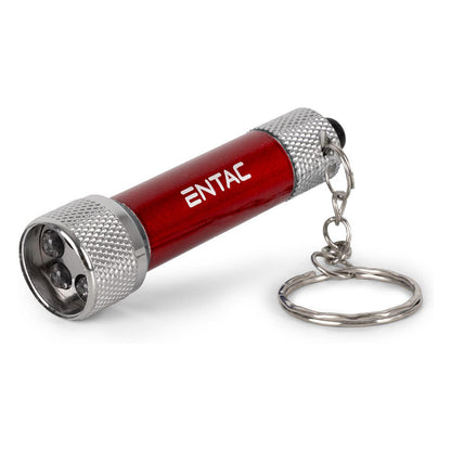 Entac Taschenlampe 5LED Schlüsselanhänger Rot