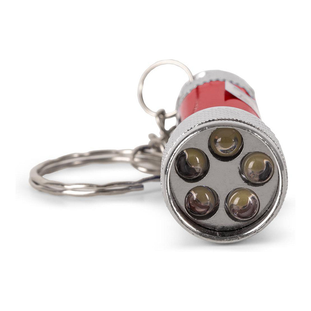 Entac Taschenlampe 5LED Schlüsselanhänger Rot