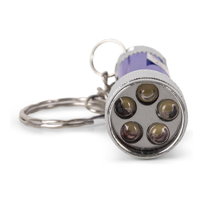 Entac Taschenlampe 5LED Schlüsselanhänger Blau