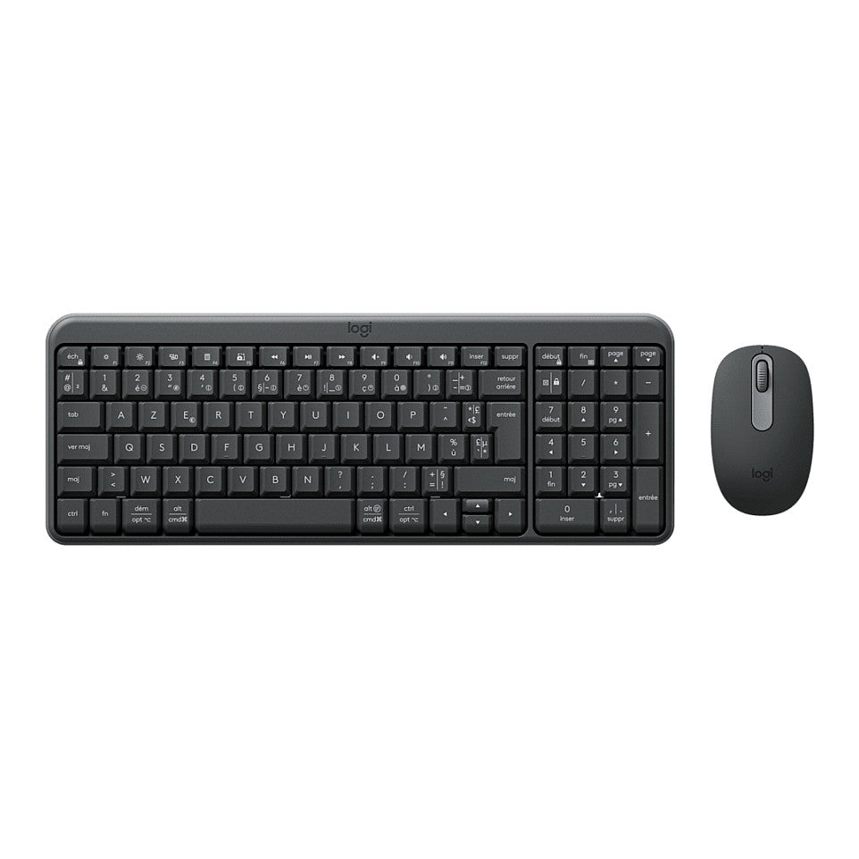 Logitech MK250 kabellos Bluetooth LE Set Französisch - Graphite