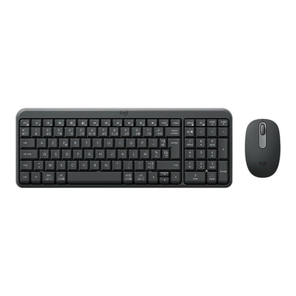 Logitech MK250 kabellos Bluetooth LE Set Französisch - Graphite