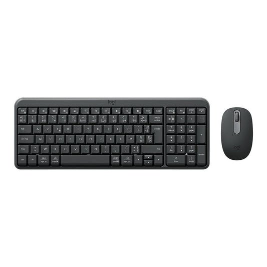 Logitech MK250 kabellos Bluetooth LE Set Französisch - Graphite