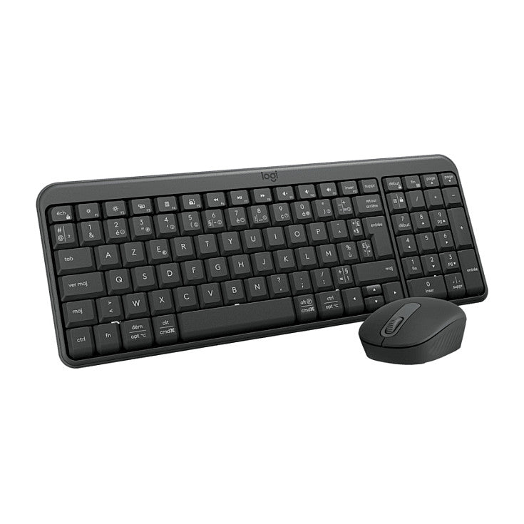 Logitech MK250 kabellos Bluetooth LE Set Französisch - Graphite