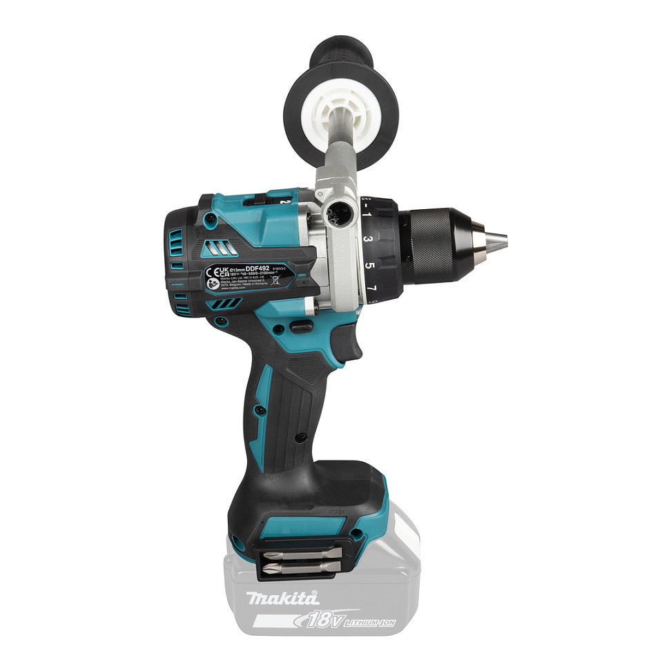 Akku-Bohrschrauber DDF492Z, 18Volt (blau/schwarz, ohne Akku und Ladegert)