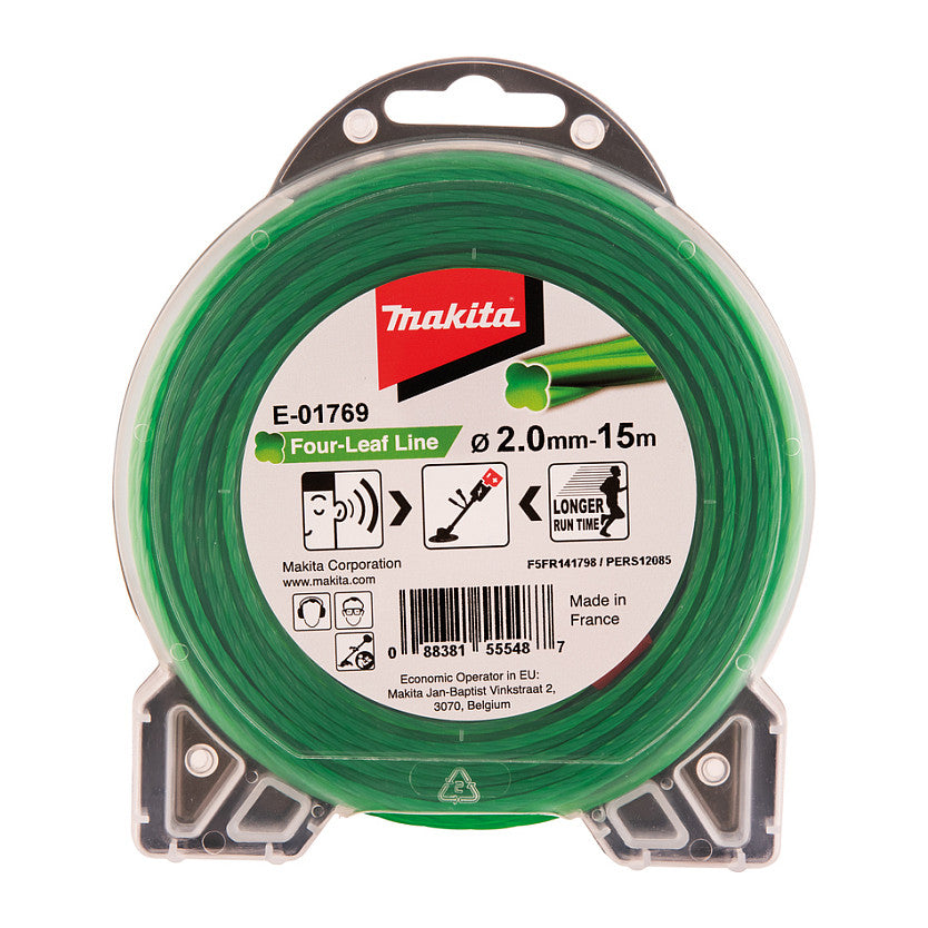 - Rasentrimmerfaden - 2 mm - Lnge: 15m - fr P/N: DUR191UZX3, DUR368LZ (E-01769)