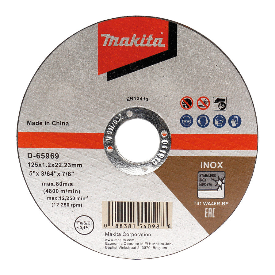 D-65969 Trennscheibe 125x1,0mm INOX