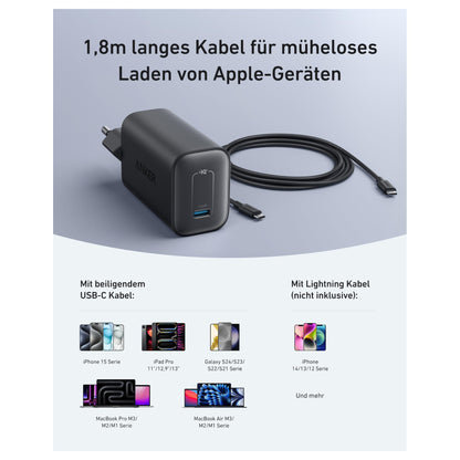 ANKER Nano Charger 100W w c-c cable black