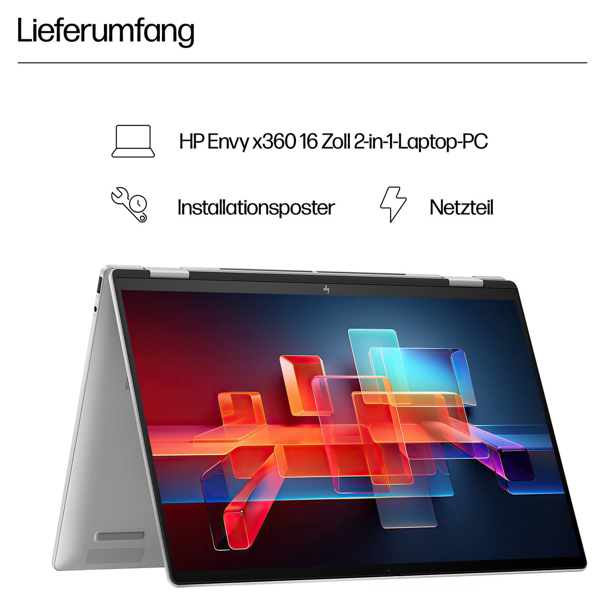 HP ENVY x360 16-ad0177ng RYZ7 8840HS/16GB/1TBSSD/W11 Home Touch