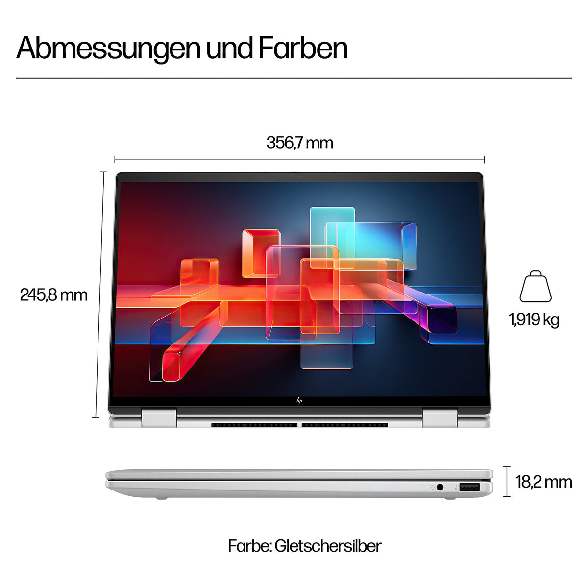 HP ENVY x360 16-ad0177ng RYZ7 8840HS/16GB/1TBSSD/W11 Home Touch
