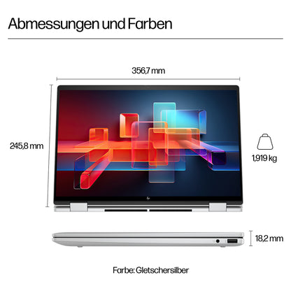 HP ENVY x360 16-ad0177ng RYZ7 8840HS/16GB/1TBSSD/W11 Home Touch