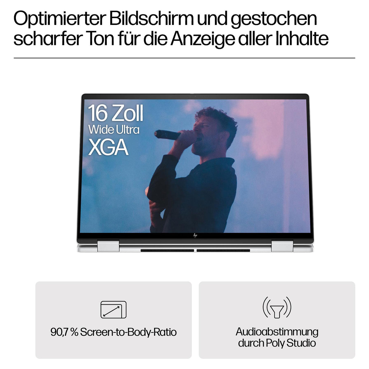 HP ENVY x360 16-ad0177ng RYZ7 8840HS/16GB/1TBSSD/W11 Home Touch