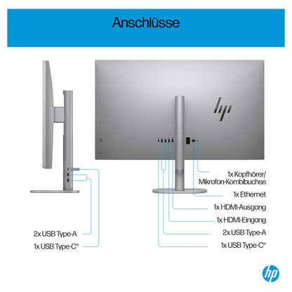 AIO HP OmniStudio X All-in-One PC 32-c0170ng 31,5 CU7 155H/32GB/1TBSSD/W11 Home