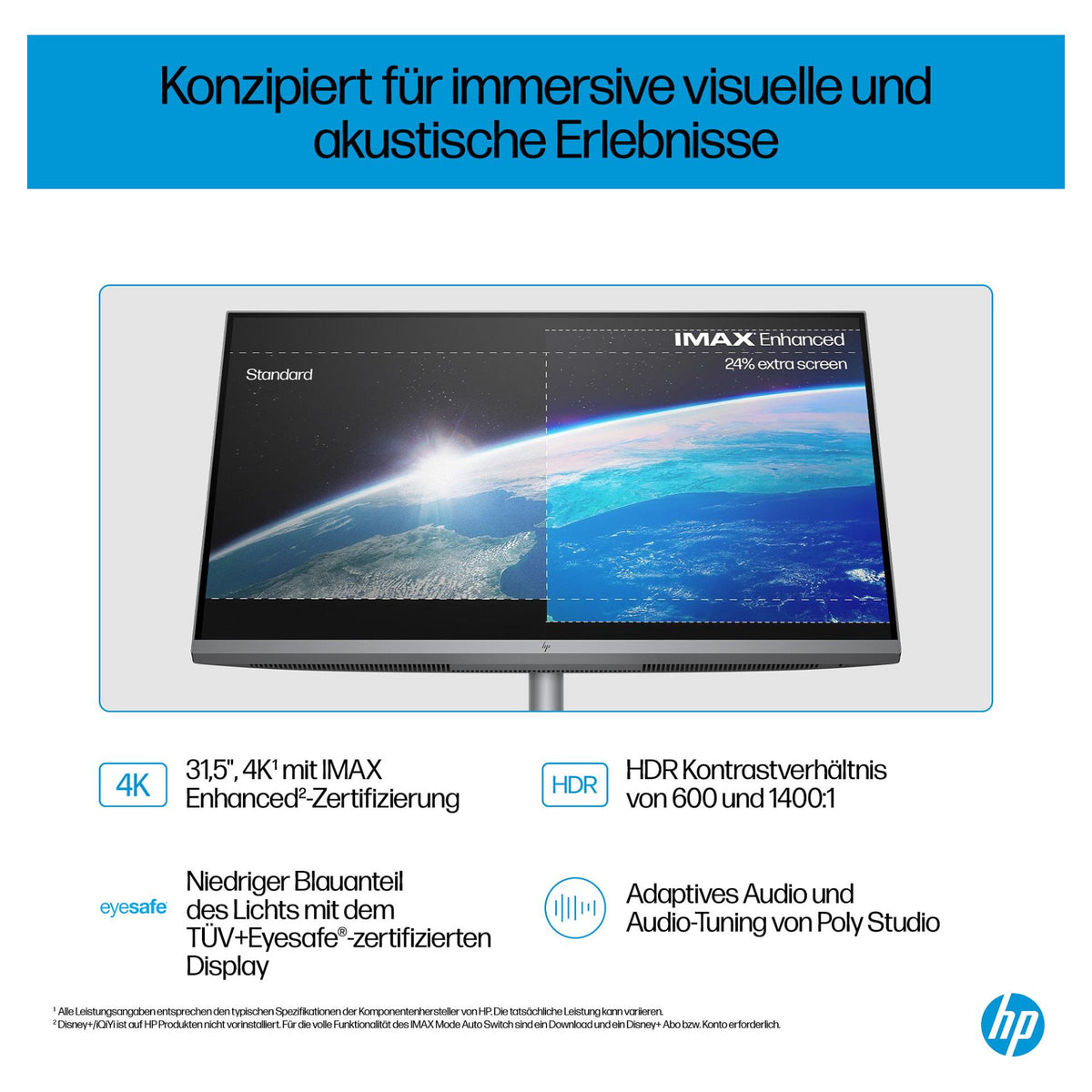 AIO HP OmniStudio X All-in-One PC 32-c0170ng 31,5 CU7 155H/32GB/1TBSSD/W11 Home