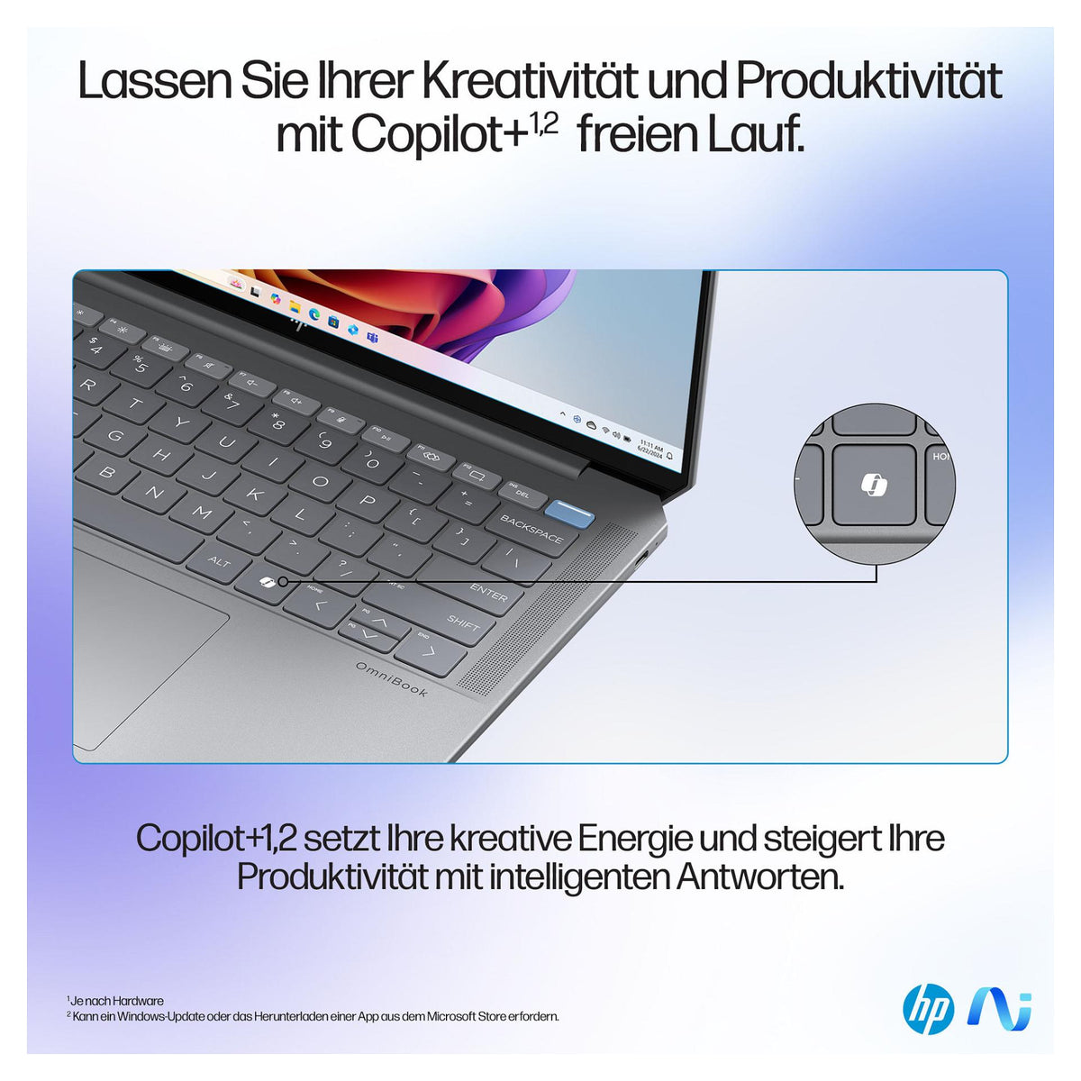 HP OmniBook Ultra AI PC 14-fd0191ng RYZ AI 9 365/16GB/1TBSSD/W11 Home Touch