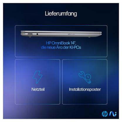HP OmniBook Ultra AI PC 14-fd0192ng RYZ AI 9 365/16GB/2TBSSD/W11 Home Touch