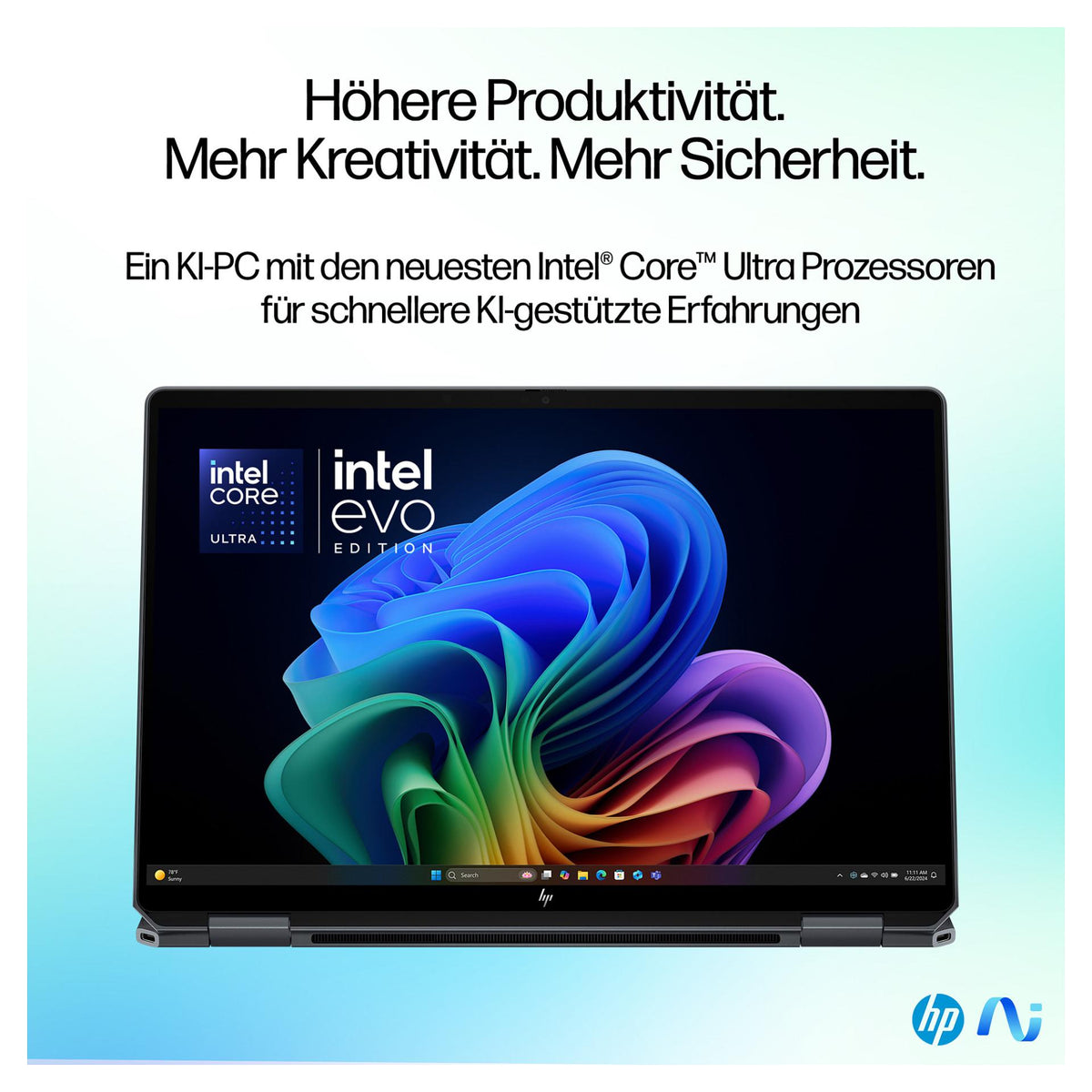 HP OmniBook Ultra Flip 14-fh0174ng inkl. HDMI Adapter & Pen CU 7 258V/32GB/2TBSSD/W11 Home Touch