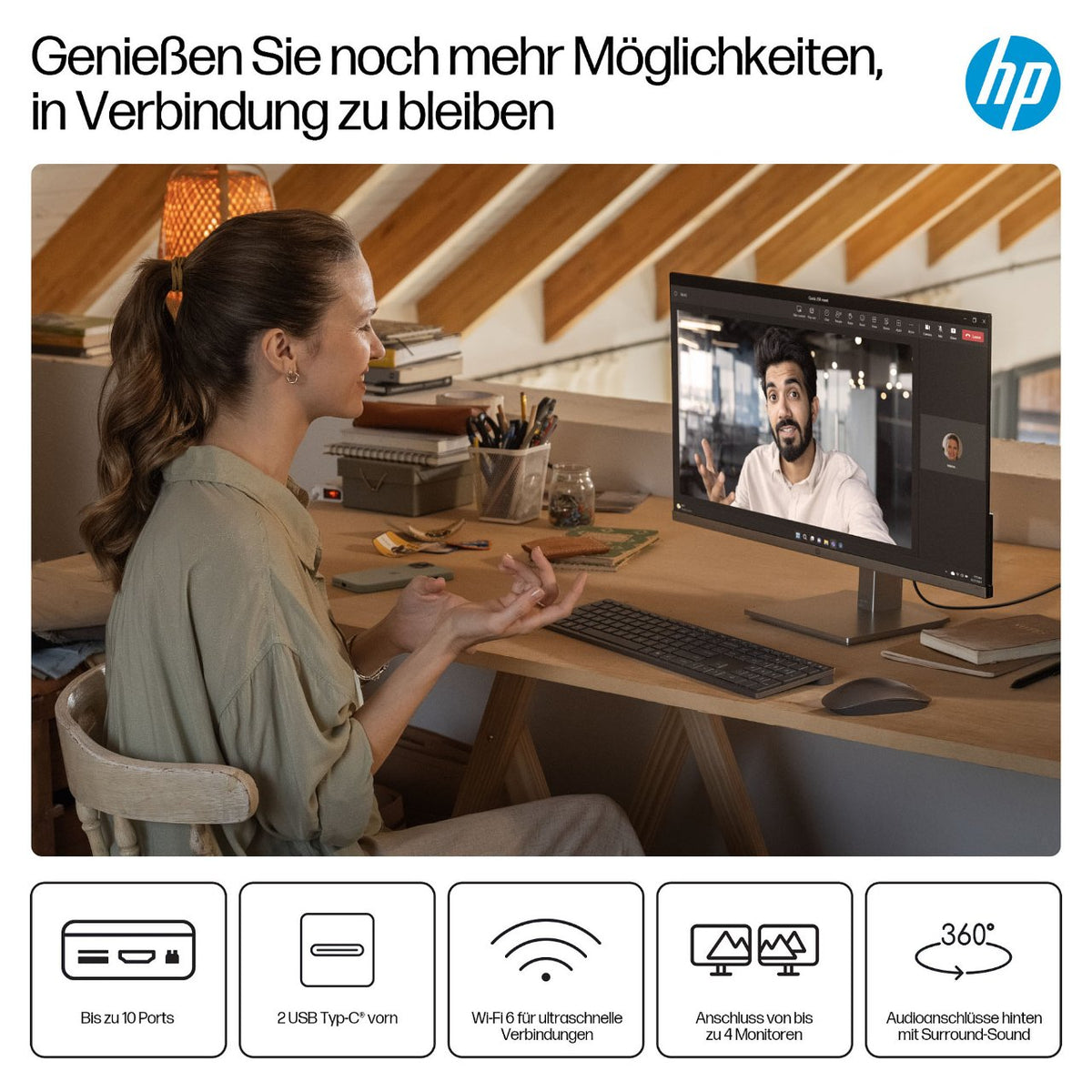 HP Omnidesk Desktop PC M02-0153ng RYZ5 8500G/16GB/512SSD/W11 Home
