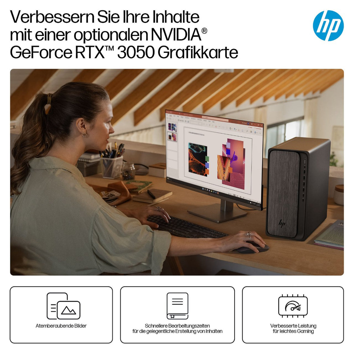 HP Omnidesk Desktop PC M02-0153ng RYZ5 8500G/16GB/512SSD/W11 Home