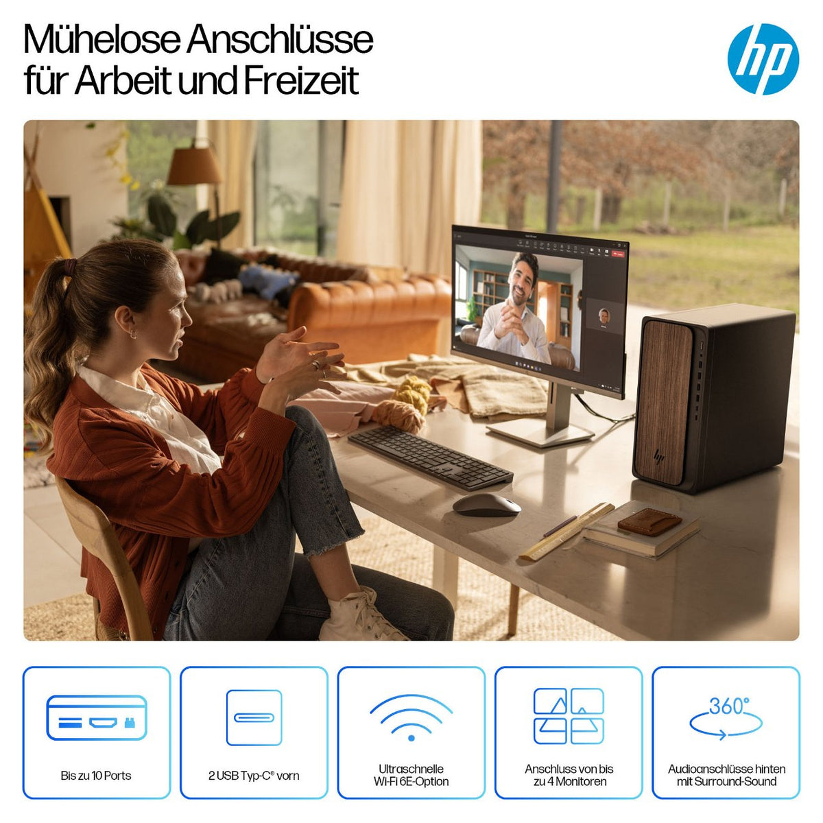 HP OmniDesk Desktop PC M03-0157ng CU5 225/16GB/1TBSSD/W11 Home