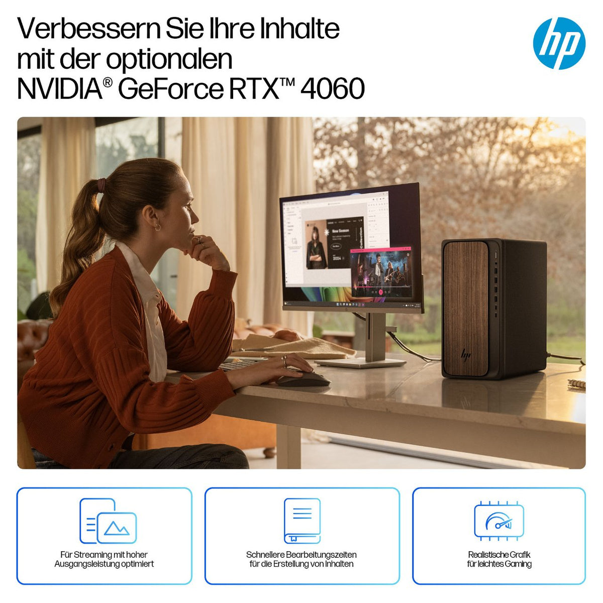 HP Omnidesk Desktop PC M03-0177ng CU7 265/32GB/1TBSSD/W11 Home