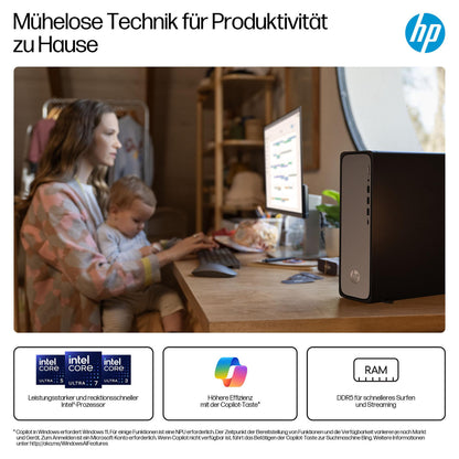 HP Slim Desktop S03-0136ng i3-14100/16GB/512SSD/W11 Home