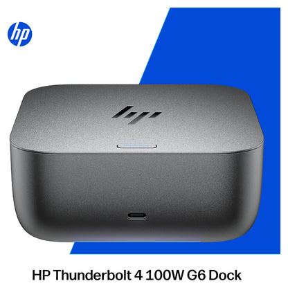 D HP Thunderbolt 4 100W G6 Dock TBT4 HDMI RJ-45 2xUSB-C 2xDP 3xUSB UK Plug