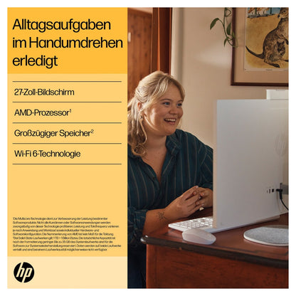 AIO HP All-in-One PC 27-cr0104ng RYZ7 7730U/16GB/1TBSSD/W11 Home