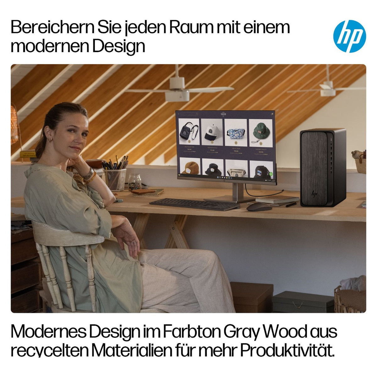 HP Omnidesk Desktop PC M02-0152ng RYZ5-8500G/16GB/512SSD/FreeDOS