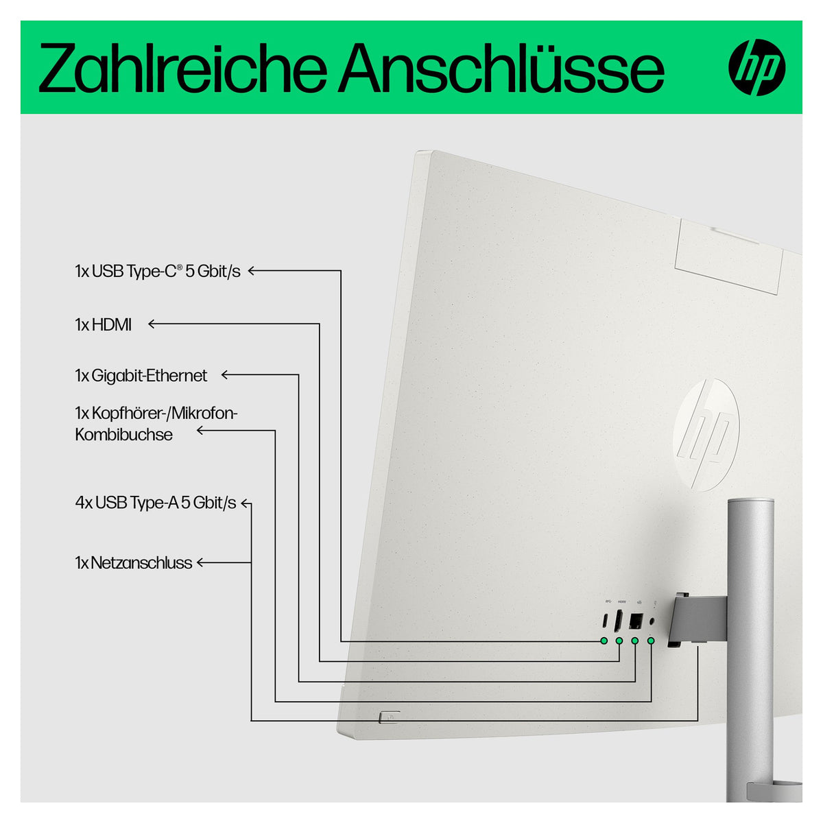 AIO HP All-in-One Touch PC 24-cr0241ng 23,8 i3 N300/8GB/512SSD/W11 Home