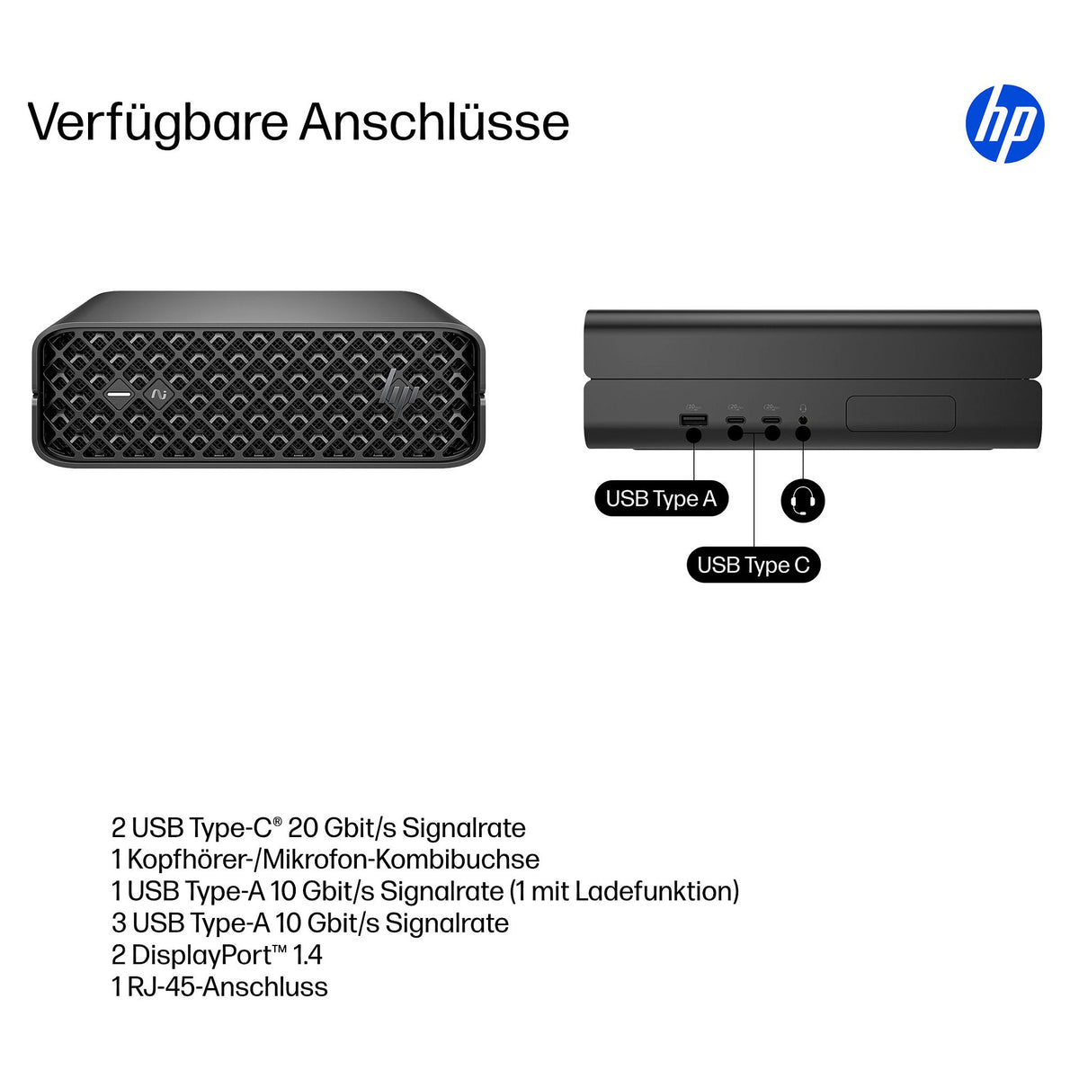 HP Z2 Mini G1i CU9 285K/64GB/1TBSSD/RTX PRO 2000/W11 Pro 1J Gar (DE)