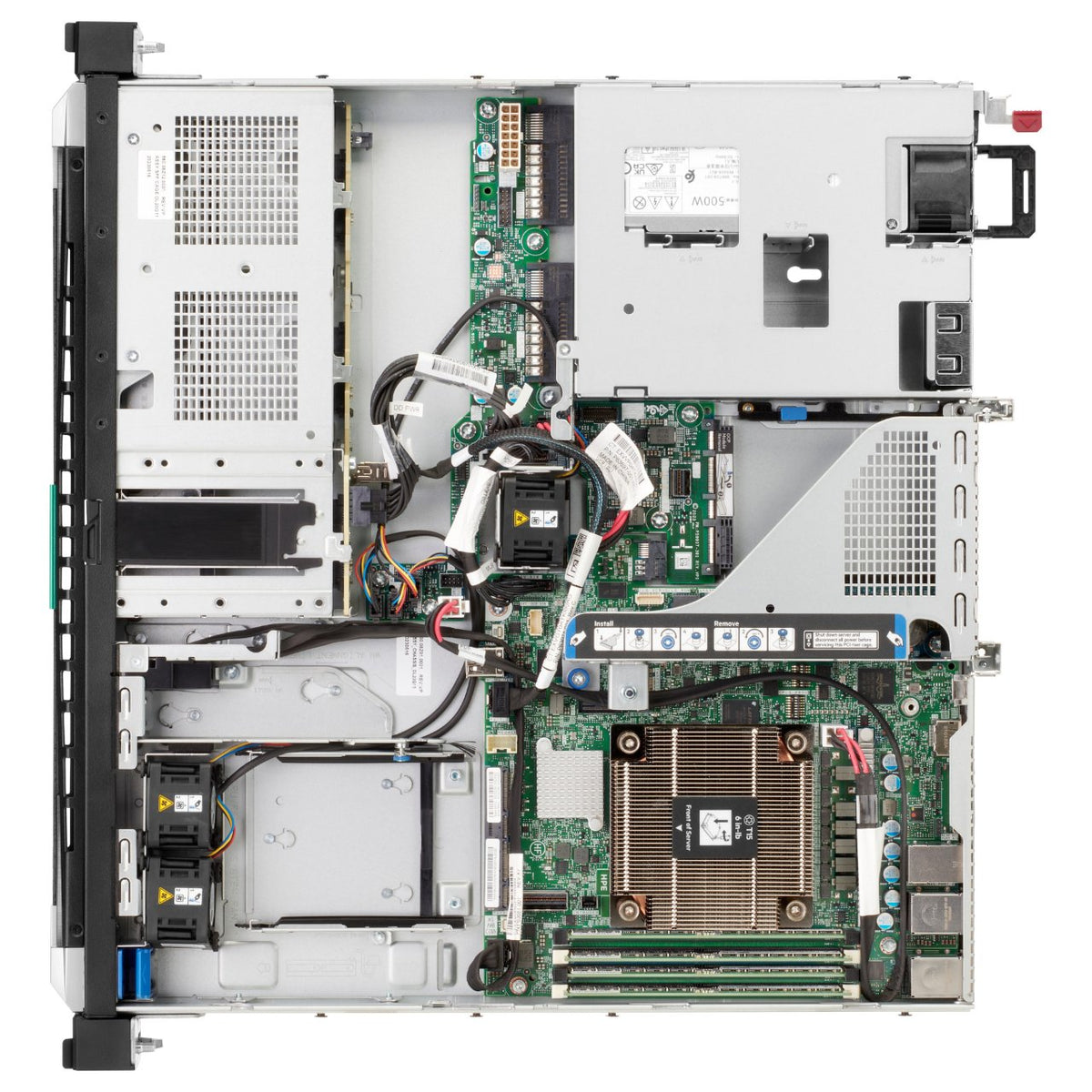 Server HPE ProLiant DL20 Gen11 1HE Xeon-E 6333P 6-Core 3.1GHz 1x32GB-U 4xSFF Hot Plug 2x480GB SSD 1000W