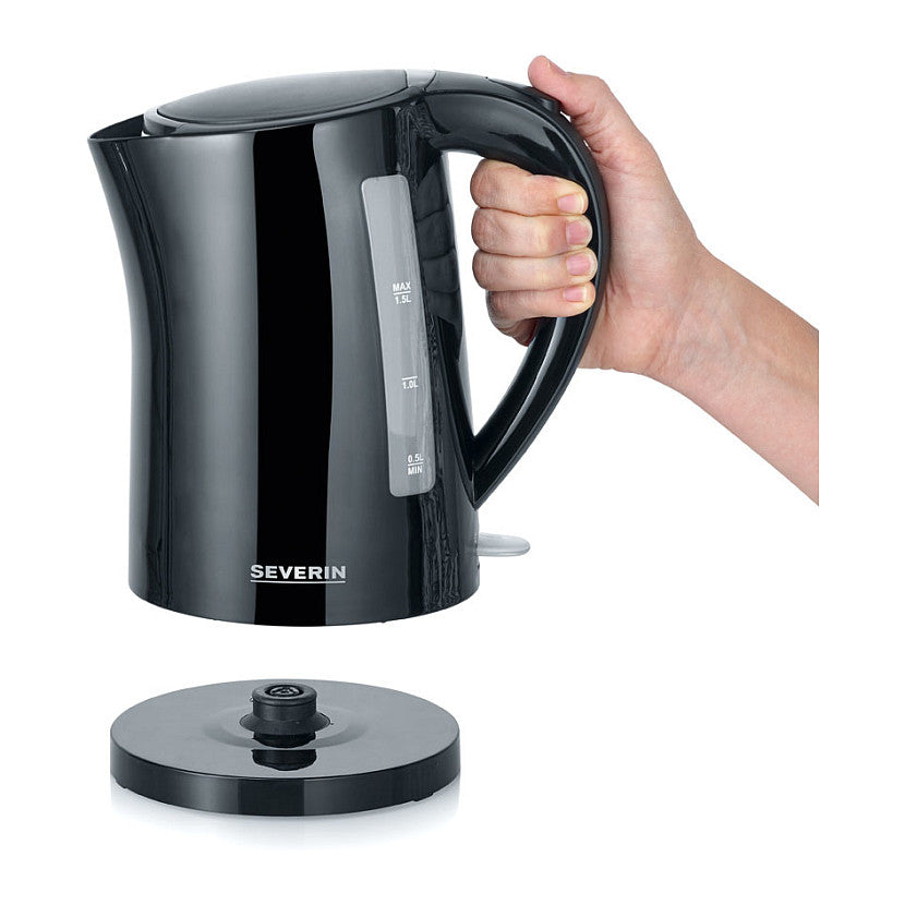 Wasserkocher WK 3498 (schwarz, 1,5 Liter)