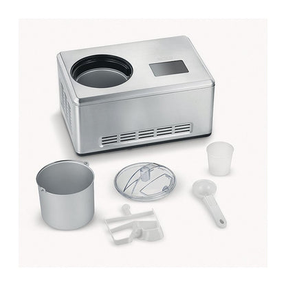 2-in-1 Eismaschine EZ 7405, mit Joghurtfunktion (edelstahl (gebrstet), fr 2.000ml Eiscreme, 180 Watt Kompressor)