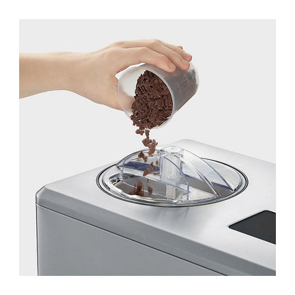 2-in-1 Eismaschine EZ 7405, mit Joghurtfunktion (edelstahl (gebrstet), fr 2.000ml Eiscreme, 180 Watt Kompressor)